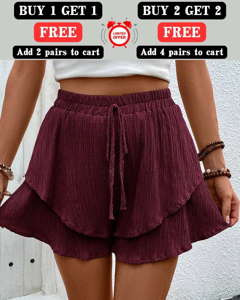 Comfortable loose shorts(Add 2 or 4 pairs to the cart to trigger the discount)