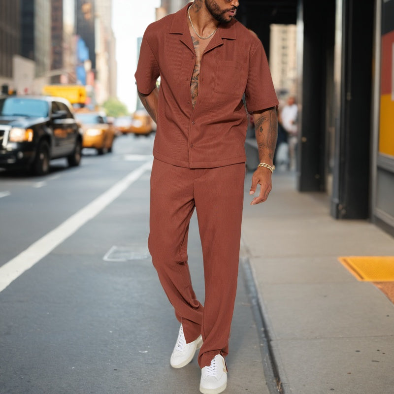 Solid Color Textured Button Set