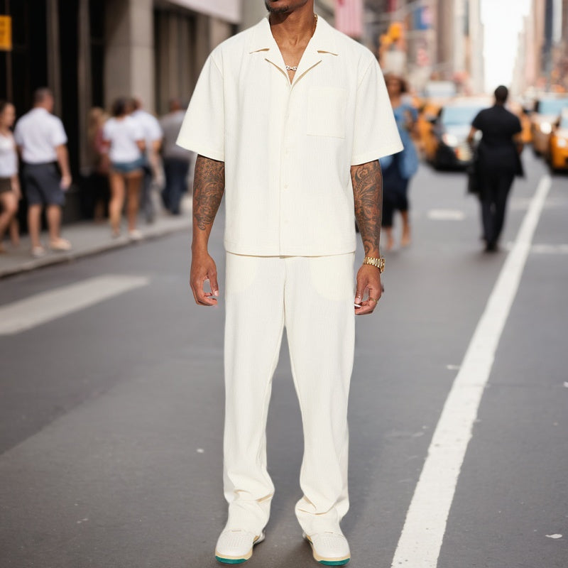 Solid Color Textured Button Set