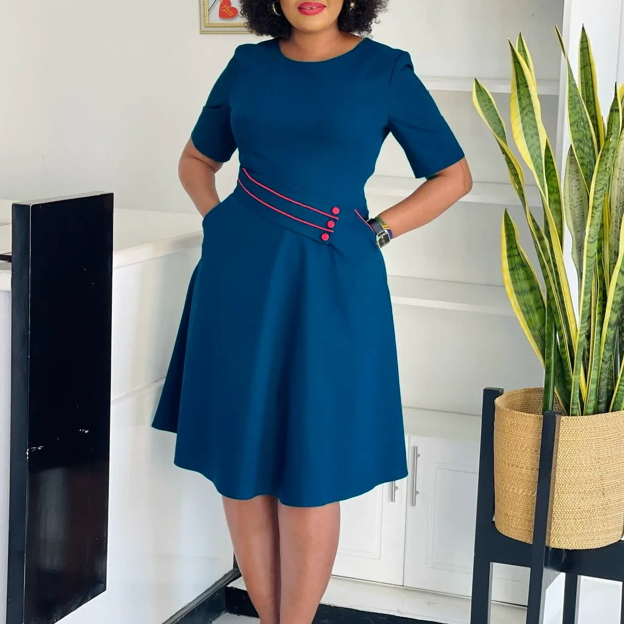 Oya Vortex Onyx Diaspora Dress