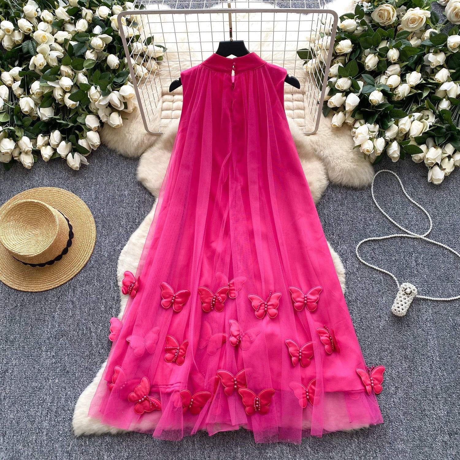 3D Butterfly Mesh Fairy Dress