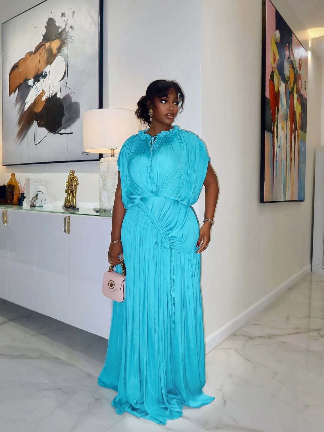 Elegant loose swing dress