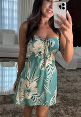 Suspender & Tube Top Two-Piece Set