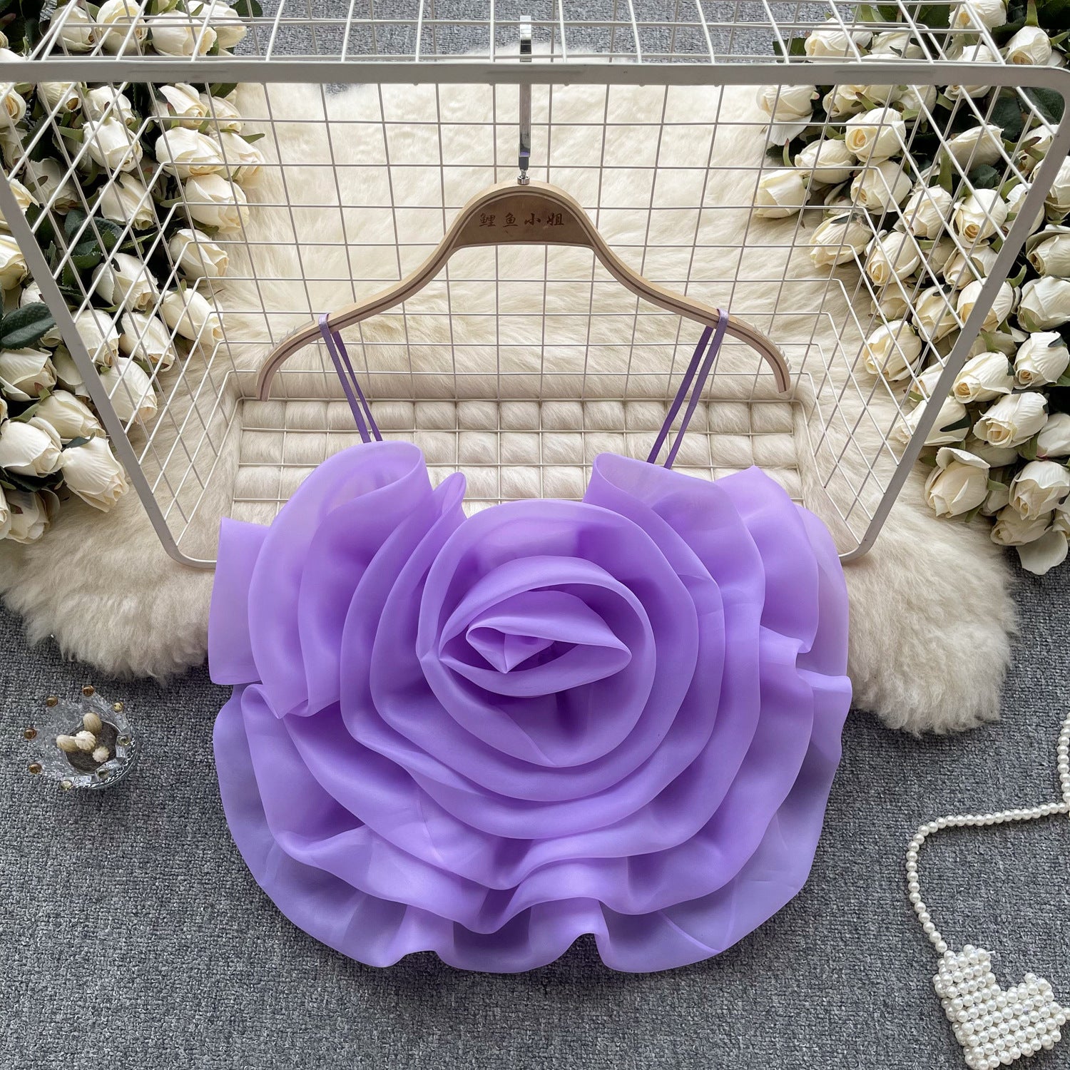 Organza 3D Flower Sling