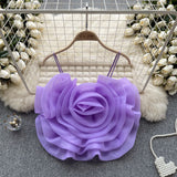 Organza 3D Flower Sling