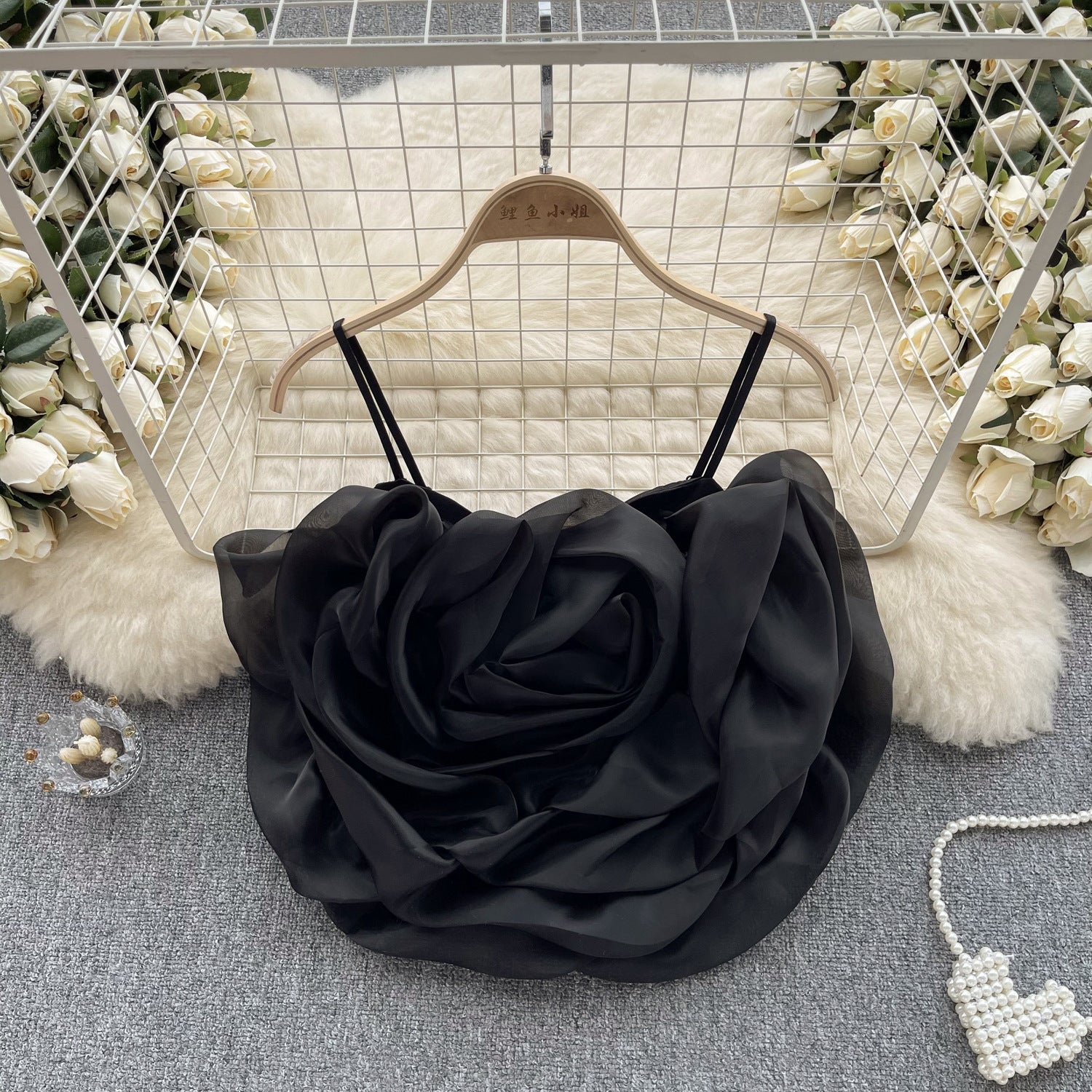 Organza 3D Flower Sling