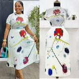 French Romantic Pleated Skirt Set