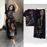 French Romantic Pleated Skirt Set