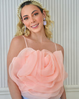 Organza 3D Flower Sling