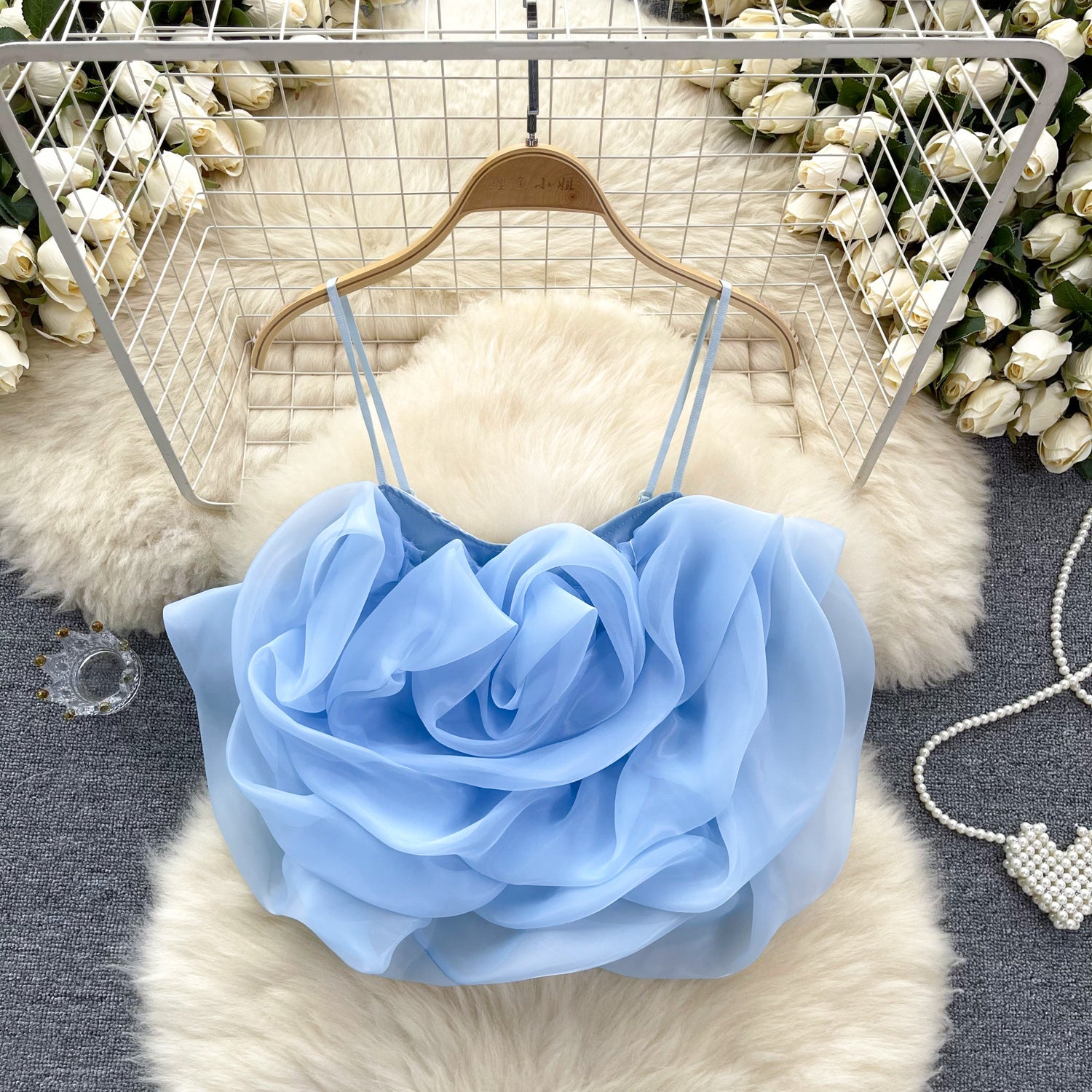 Organza 3D Flower Sling