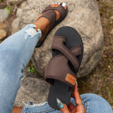 Women's Cross-Strap Slide Sandals