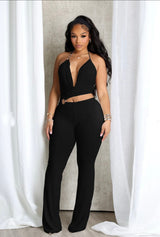 Chic Hollow Camisole Jumpsuit