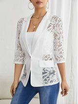 Chiaroscuro Lace Quantum Rigor Top