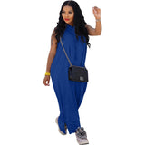 Fashion Cape Pocket Loose Dress